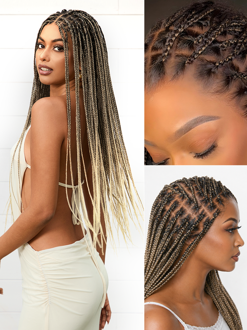 🔥Last Day:81% Off-Salon Braids HD Lace Knotless Wig