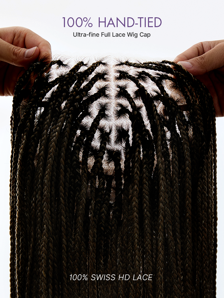 🔥Last Day:81% Off🔥Salon Braids HD Lace Knotless Wig