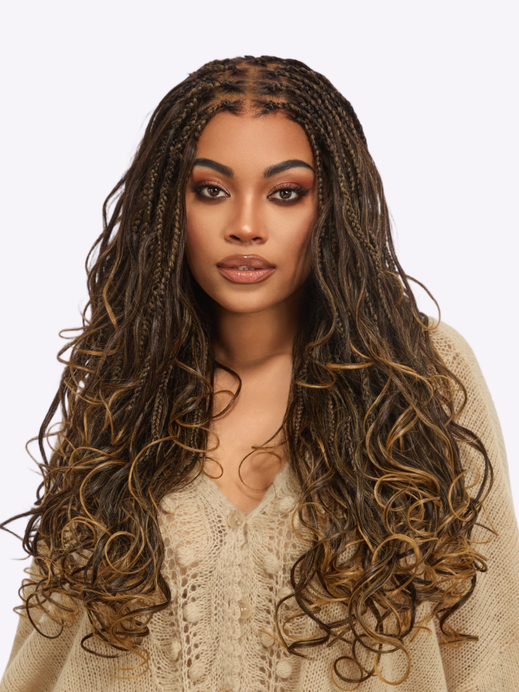 🔥Last Day:81% Off🔥Salon Braids HD Lace Knotless Wig
