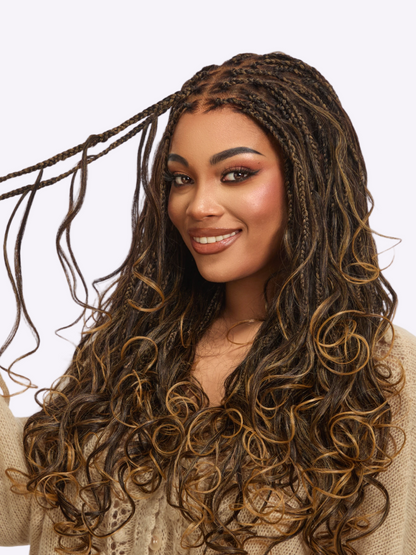 🔥Last Day:81% Off🔥Salon Braids HD Lace Knotless Wig