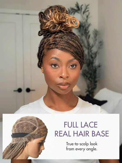 🔥Last Day:81% Off🔥Salon Braids HD Lace Knotless Wig