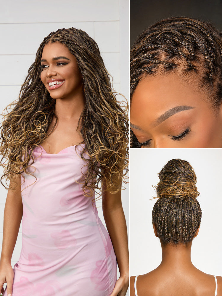 🔥Last Day:81% Off🔥Salon Braids HD Lace Knotless Wig