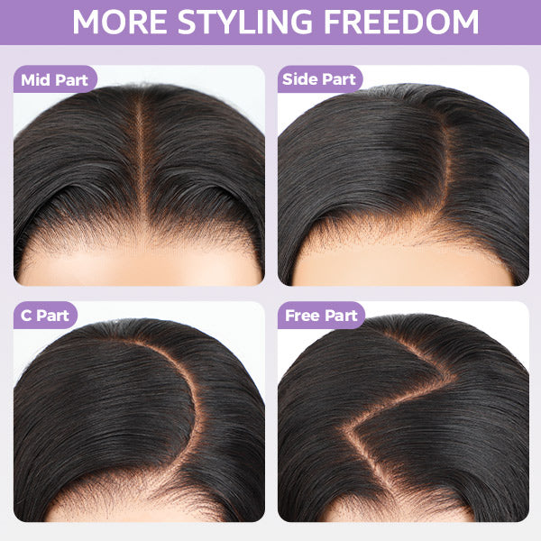M-Cap Kinky Curly Wear Go Wigs Bleached Knots Pre Cut 9x6 HD Lace Glueless Human Hair Wigs For Women