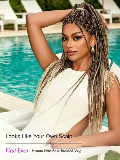 🔥Last Day:81% Off🔥Salon Braids HD Lace Knotless Wig